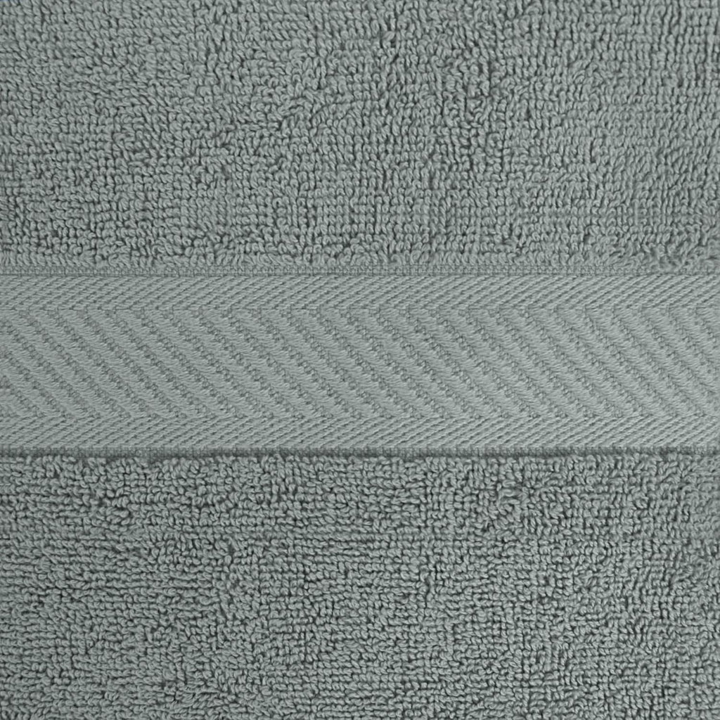 6 Asciugamani di Cotone - (60 x 120 cm), Grigio - Asciugamani per Piscina, Spa e Palestra Asciugamani di Medie Dimensioni, Leggeri e Molto Assorbenti